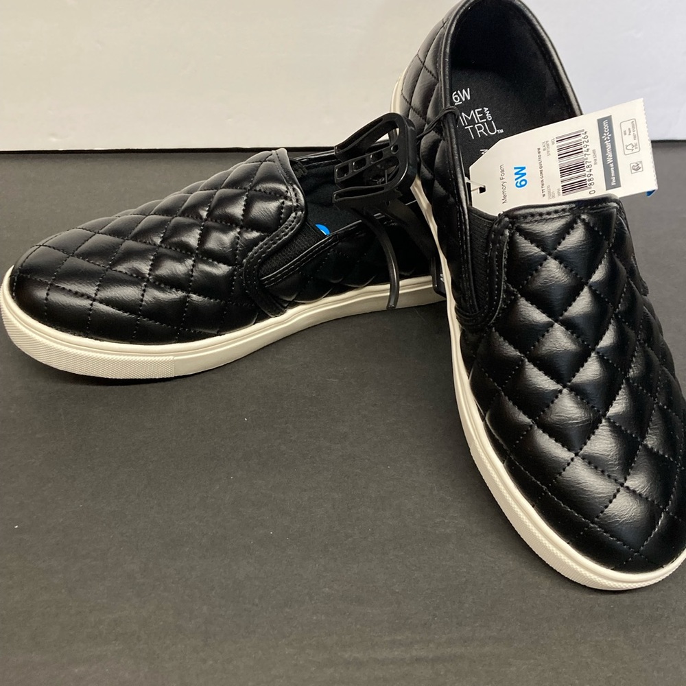 Quilted look loafer